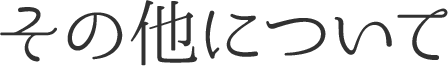その他について